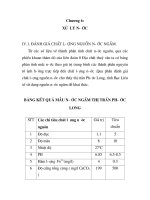 dự án cải tạo hệ thống cấp thoát nước thi trấn Phước Long, chương 6 ppsx