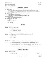 Tiet 63. KIEM TRA 45'''' (giao an)