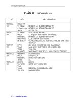 GIÁO ÁN LỚP 3 TUẦN 26