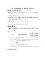 Giáo án Sinh học 6 - NHỮNG ĐIỀU KIỆN CẦN CHO HẠT NẢY MẦM doc