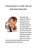 Làm gì nếu bé tỏ ra thất vọng vào buổi sáng Giáng sinh? ppsx
