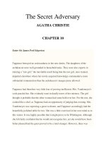 The Secret Adversary AGATHA CHRISTIE CHAPTER 10 ppsx