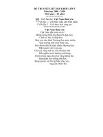 đề viết chữ đẹp