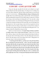 LÀM CHỦ - LÀM MỚI BẢN THÂN ppsx