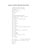 kết hợp máy tính với kit và vi xử lý, chương 17 ppsx