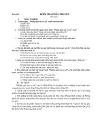 Tiết 155- Kiểm tra phần truyện