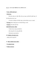 Sinh học 7 - CẤU TẠO TRONG CỦA THẰN LẰN docx