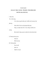 Giáo án Sinh học 9 - THỰC HÀNH : TÌM HIẺU TÌNH HÌNH MÔI TRƯỜNG ĐỊA PHƯƠNG pptx