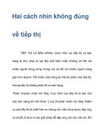 Hai cách nhìn không đúng về tiếp thị docx