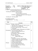 Tiếng anh 6 đúng PPCT