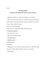 Sinh học 9 - THỰC HÀNH: TÌM HIỂU TÌNH HÌNH MÔI TRƯỜNG Ở ĐỊA PHƯƠNG pdf