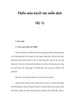 Thiếu máu huyết tán miễn dịch (Kỳ 1) potx