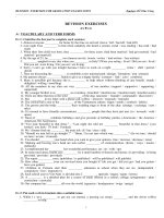 revision exercises for graduation exam