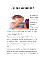 Tại sao và tại sao? docx