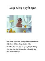 Giúp bé tự quyết định docx