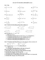 BÀI TẬP ÔN THI HK2