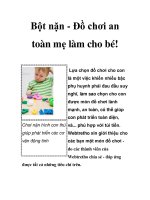 Bột nặn - Đồ chơi an toàn mẹ làm cho bé! doc