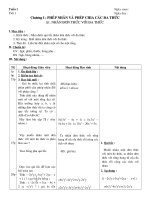 trọn bộ giáo án đại số 8