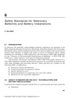 Chapter 6: Safety Standards for Stationary Batteries and Battery Installations ppsx
