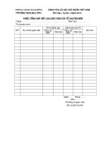 phiếu tổng hợp của tổ