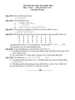 ĐỀ THI HỌC KỲ II 10 NC