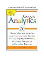 sử dụng google analytics để biết tình trạng blog tumblr