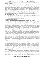 báo cáo viẹc làm mới