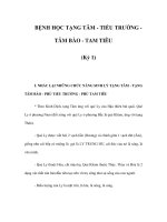 BỆNH HỌC TẠNG TÂM - TIỂU TRƯỜNG TÂM BÀO - TAM TIÊU (Kỳ 1) ppsx
