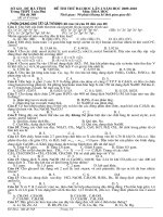 đề thi thử trần phú lần 2 mã 003