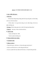 Sinh học 7 - CÂY PHÁT SINH GIỚI ĐỘNG VẬT pptx