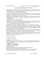 Các bài tập trắc nghiệm hóa học thường gặp pps