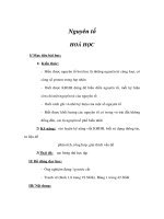 Giáo án Hoá 8 - Nguyên tố HOÁ HỌC potx