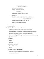 unit 14 nang cao du gio