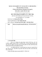 NGHIÊN CỨU THỰC ĐỊA KHU DỰ TRỮ SINH QUYỂN QUẦN ĐẢO CÁT BÀ doc