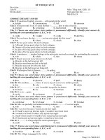 Đề tham khảo Anh_10 HK_II số 4