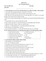 Trắc nghiệm khoa học trái đất ppsx