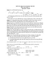 13 Đề thi HKII Hóa 10