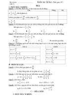 Đề + ĐA  KT 1 tiết số học 6 (đề 2)