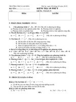 đề kiểm tra 1 tiết đs 9