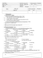 Đ Ề THI HỌC KÌ II. NH . 2009.2010