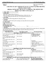 Bài . chăm sóc, phòng trị bệnh tôm, cá