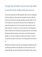 Thuyết Tân Cổ Điển Và Cải Cách Cận Biên pot