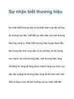 Sự nhận biết thương hiệu pot