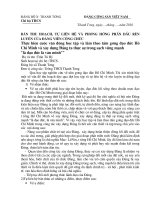 Bản thu hoạch học tập và làm theo tấm gương đạo đức HCM