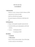 Tài liệu Hoá 9 - Một số bazơ quan trọng NATRI HIĐROXIT ppt