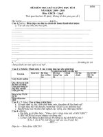 de thi dap an GDCD 8 HK 2