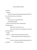 Sinh học 7 - Dạng của ngành ruột khoang docx