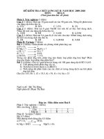 De+Dap an Hoa 8 thi ky II