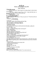 Giáo án tuần 31 -Hoang Nam