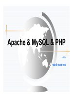 Bài giảng: Apache & MySQL & PHP ppt